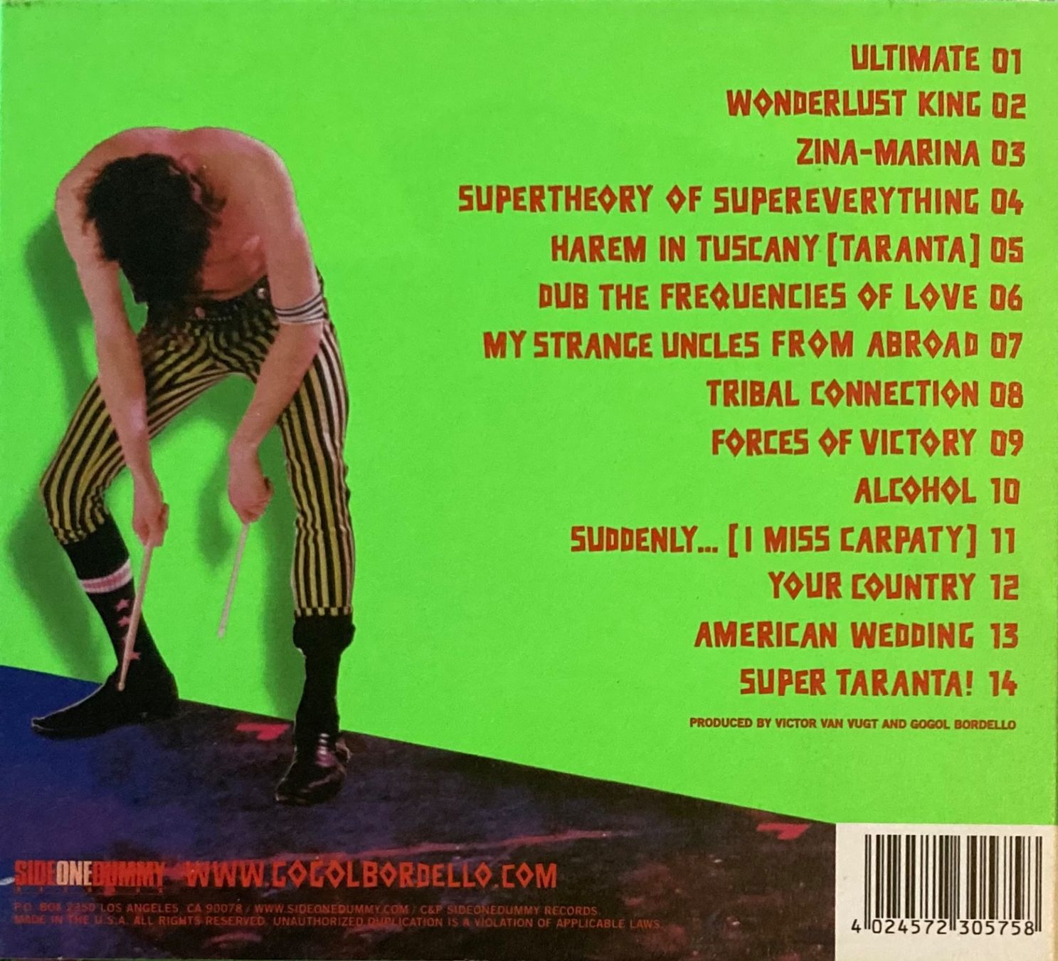 CDs: GOGOL BORDELLO - SUPER TARANTA – Gebraucht aus Poliez-Pittet von Newtown-Records 1