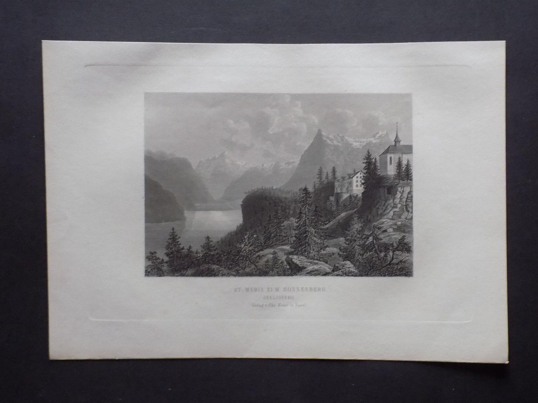 Gravures: St.Maria Sonnenberg Seelisberg – D'occasion à Risch par Rischli15