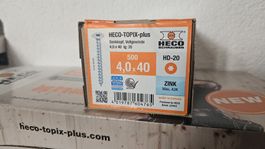 500 HECO-TOPIX-plus Senkkopf HD-20 4,0 x 40, znb