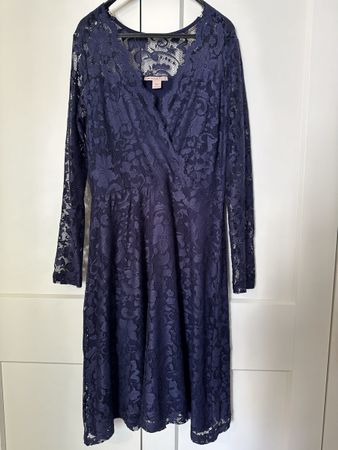 Cocktailkleid blau Gr. 42