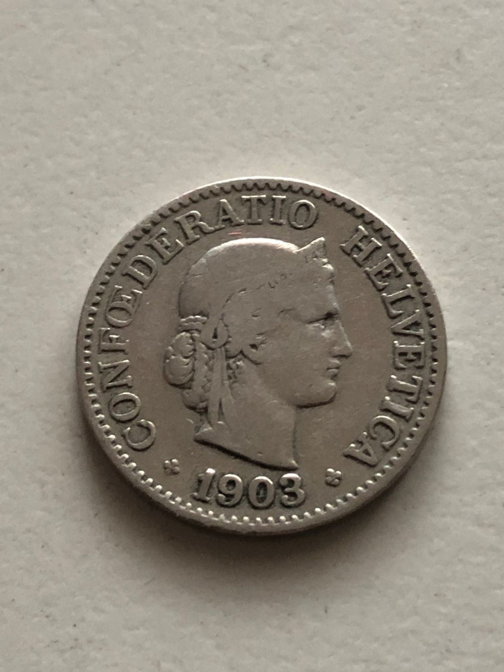 Toutes les monnaies: 10 Rp. 1903 – D'occasion à Schötz par Odpa