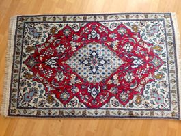 Nain Pererteppich 132*90cm handg.frisch gewaschen rot