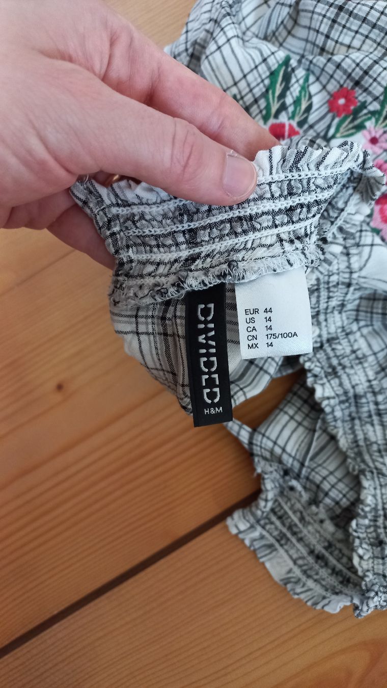 H&M Blusen: divided karo bluse (44) – Neu (gemäss Beschreibung) aus Buus von ZinaidaR 2