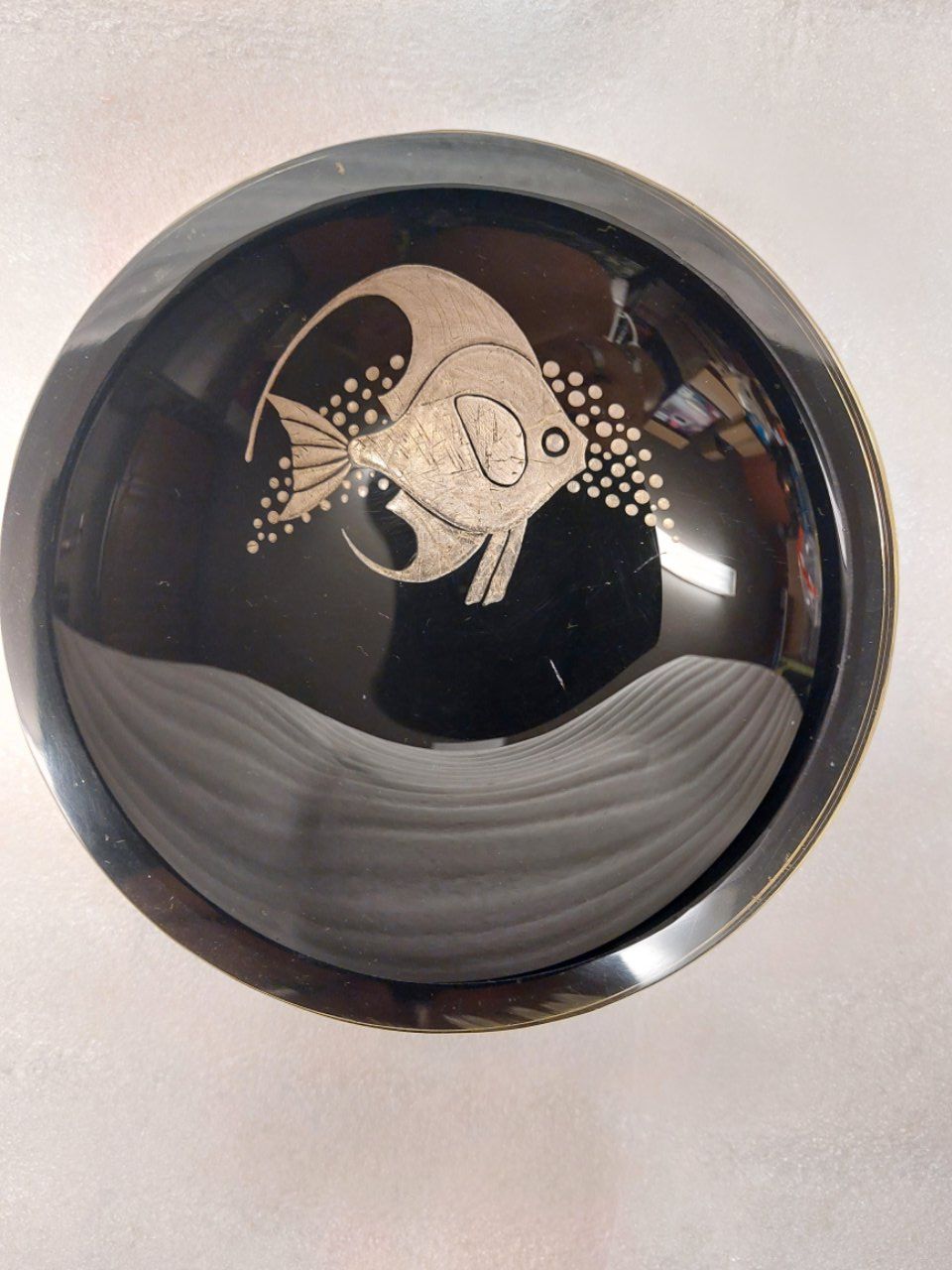 Ciotole: Soap bowl with tropical fish – Usato da Pambio Noranco venduto da TREBORLOP 1