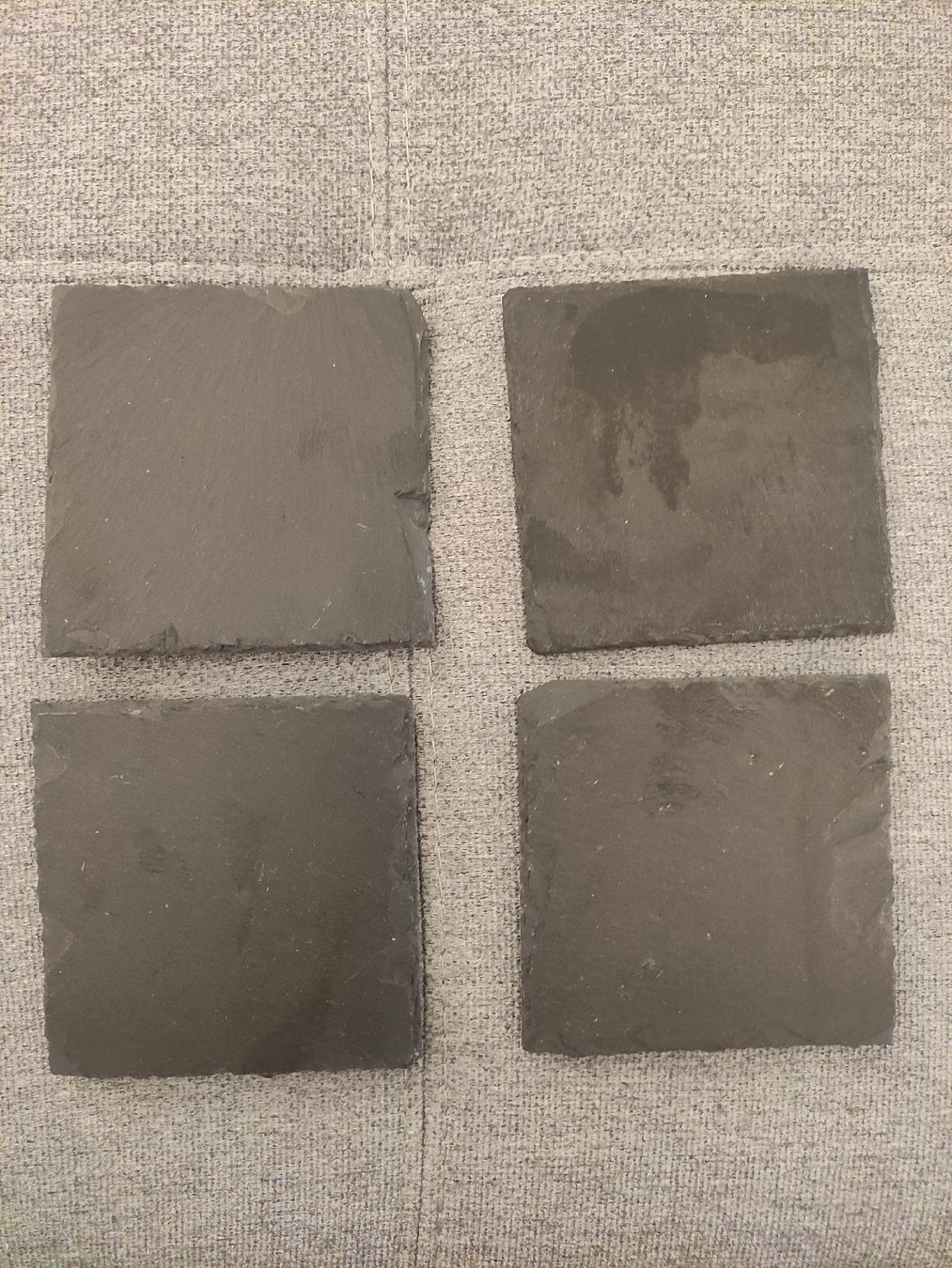 Piatti di portata: 4x kleine Schieferplatten – Usato da Siebnen venduto da Valora23
