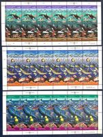 1992 UNO - Genf- New York -Wien Saubere Meere Kleinbogen **