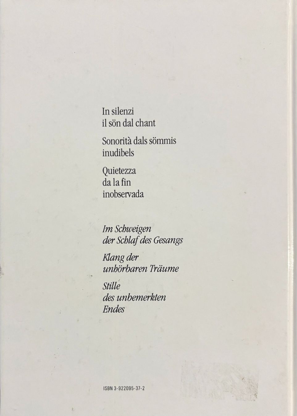 Libri: Prouvas das tschüffer splers – Nuovo (secondo la descrizione) da Sarnen venduto da Livres 1