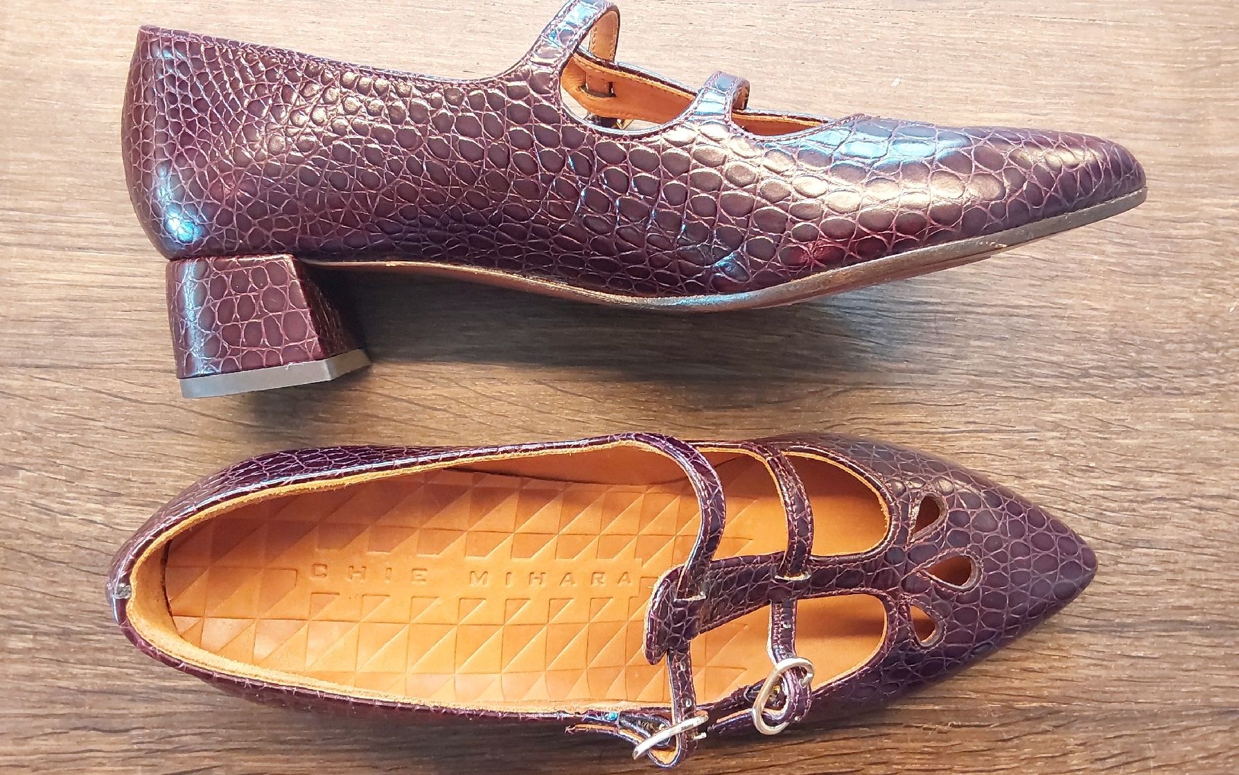 Chie Mihara Scarpe da donna: Maryjane Schuhe Chie Mihara 37 braunrot neu – Nuovo e nell'imballaggio originale da Köniz venduto da scopello12 2