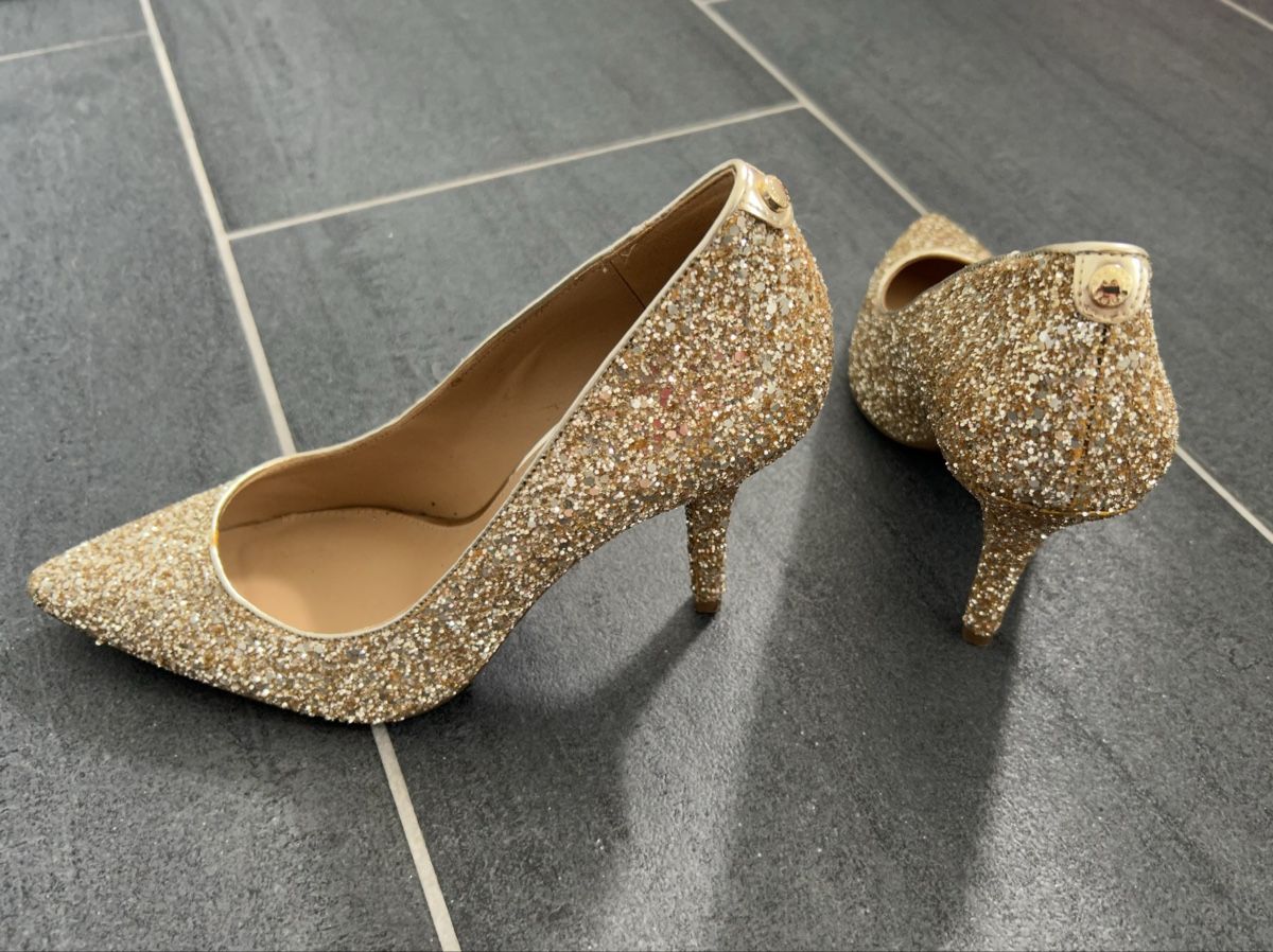 Michael Kors Scarpe da donna: Michael Kors High Heel Pumps gold – Usato da Lausen venduto da Ella685 1