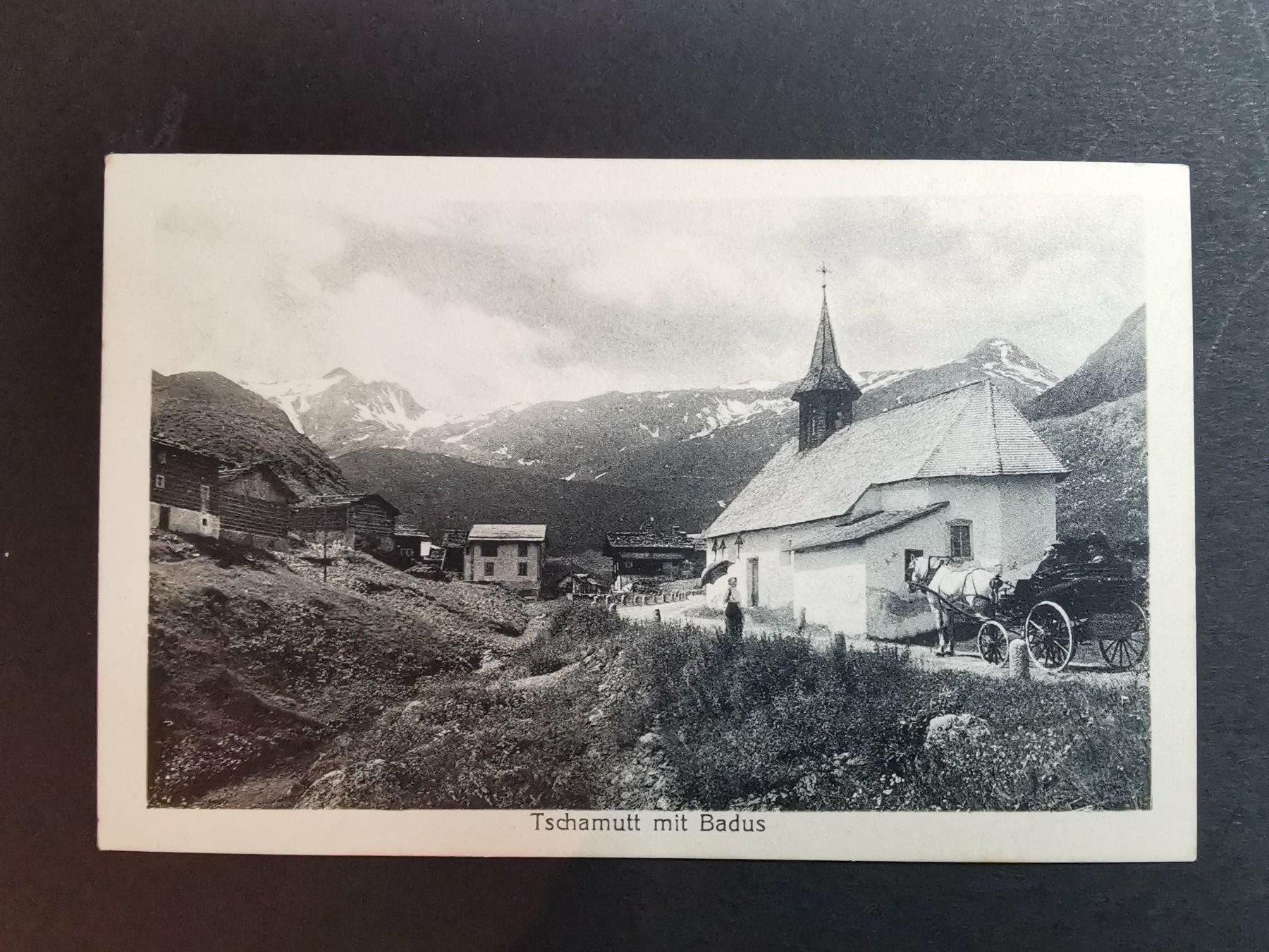 Cartes postales: Tschamutt   Kutsche  animiert  Ansichtskarte   Graubünden – D'occasion à Berneck par Ordnung2021 5