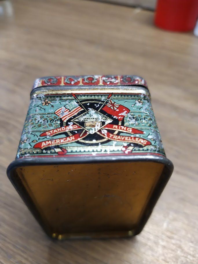 Tutte le decorazioni: Antike Blechdose "Ring Travellers" – Usato da Walkringen venduto da petro06 4