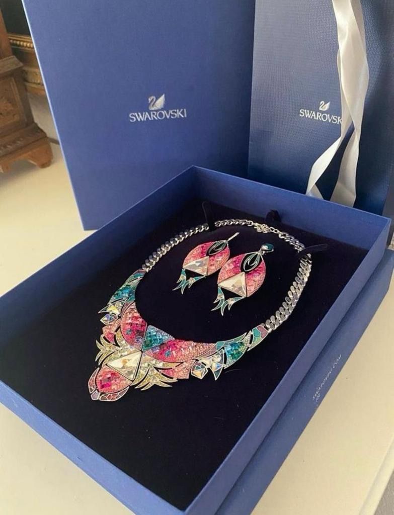 Swarovski Catenine: Swarovski Tangara Collier / Hochzeitsschmuck – Nuovo (secondo la descrizione) da Oberhof venduto da seventy-three 3