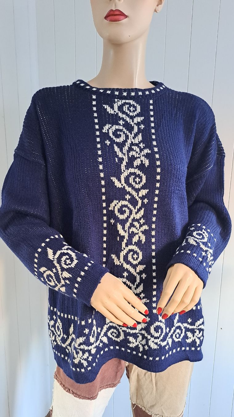 Maglioni & Felpe: 90s Vintage Strickpullover CARPISTRANO L 44 46 Pullover – Usato da Mollis venduto da Fauchi99