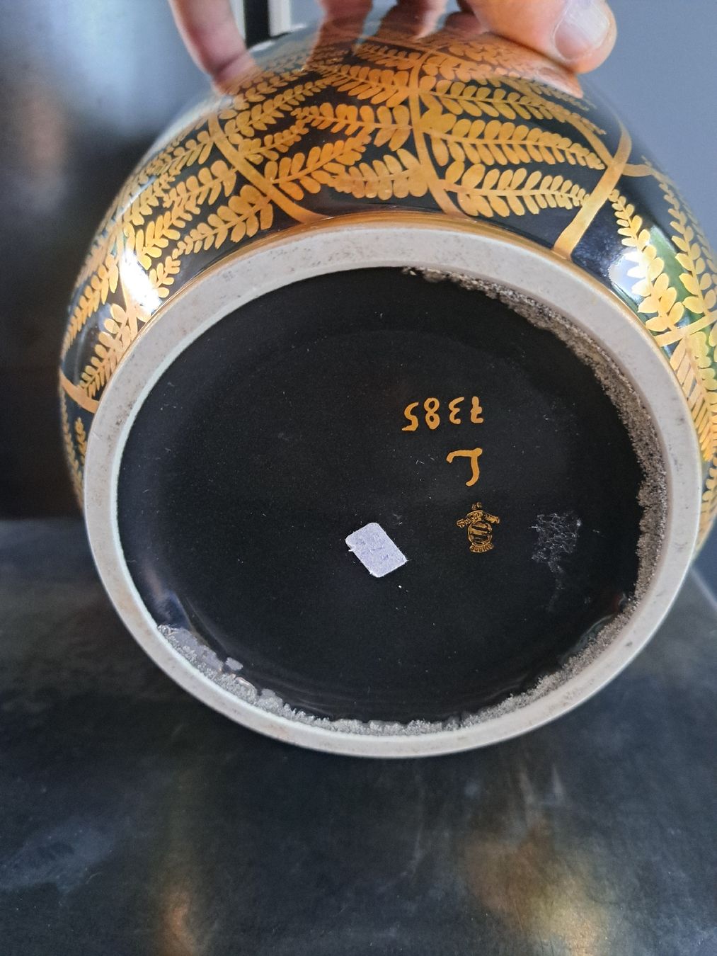 Vasi & Recipienti: Langenthal Kerbelvase gross schwarz – Usato da bad zurzach venduto da jue_5xhl 1