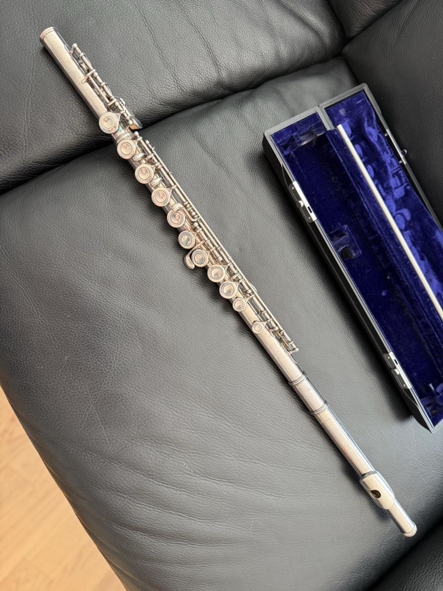 Yamaha Strumenti musicali: Querflöte Yamaha YFL 32 Mit Sterling Silber Stempel – Usato da Goldach venduto da Messerguru 1