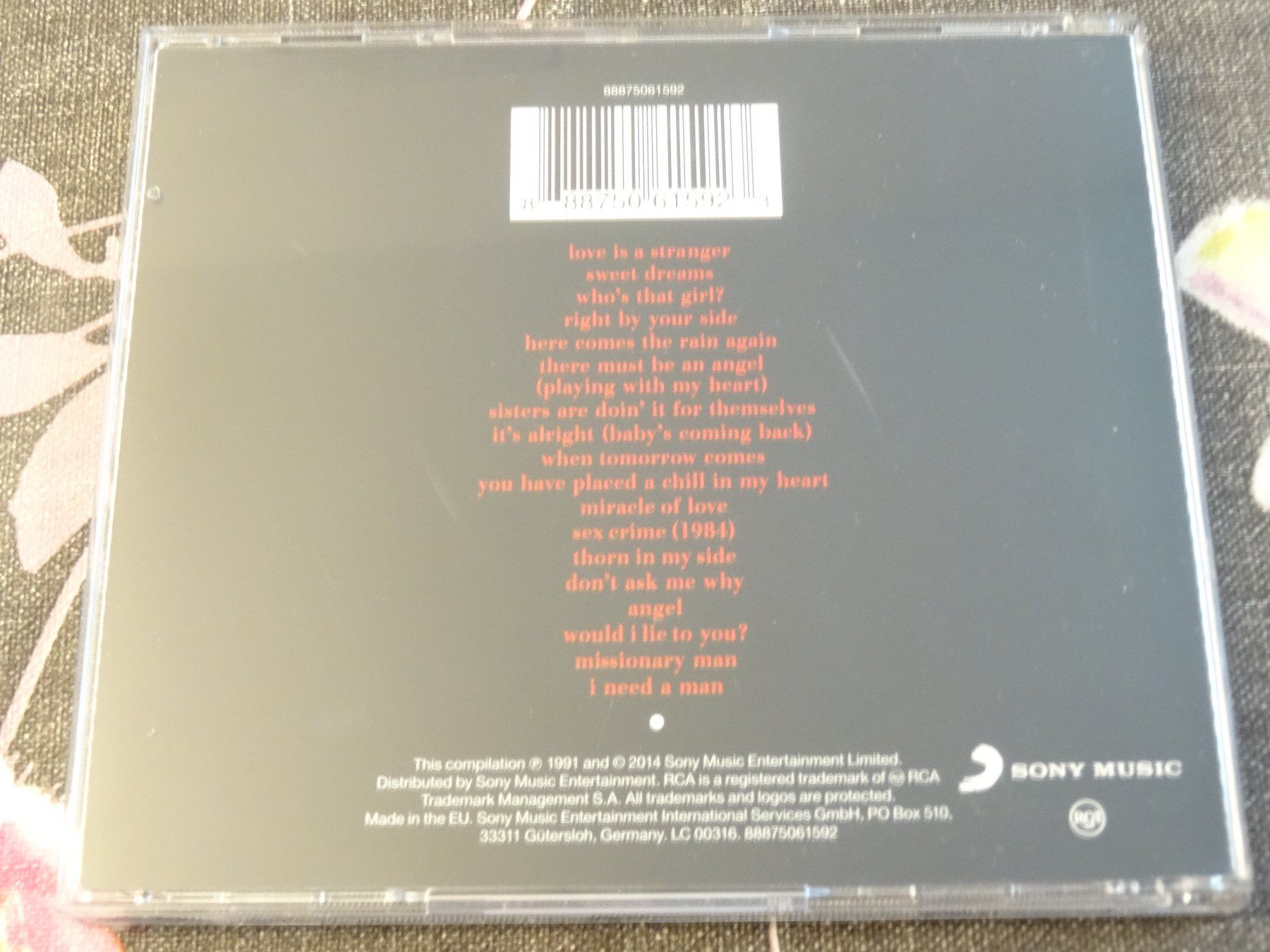 CD: Eurythmics - Greatest Hits CD – Usato da Olten venduto da Disc-Ausverkauf 1