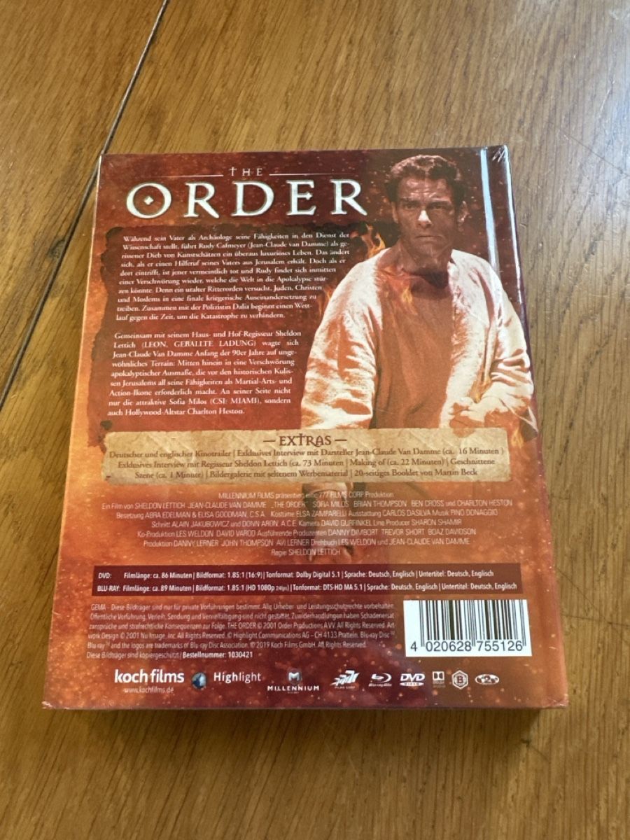 Alle DVDs: The Order Mediabook, neu OVP – Neu und originalverpackt aus Benken ZH von Audi-erich 1