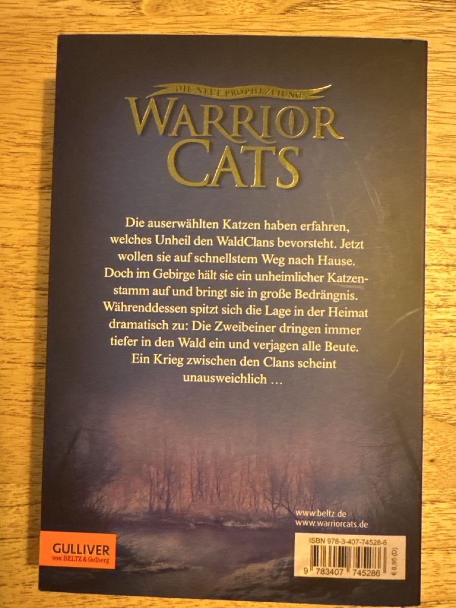 Libri: Warrior Cats Staffel 2 Band 2 – Usato da Zürich venduto da vivaperu 1