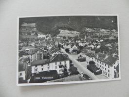 Karte Wallenstadt Walenstadt SG Stadtmitte Hauptstrasse 1940