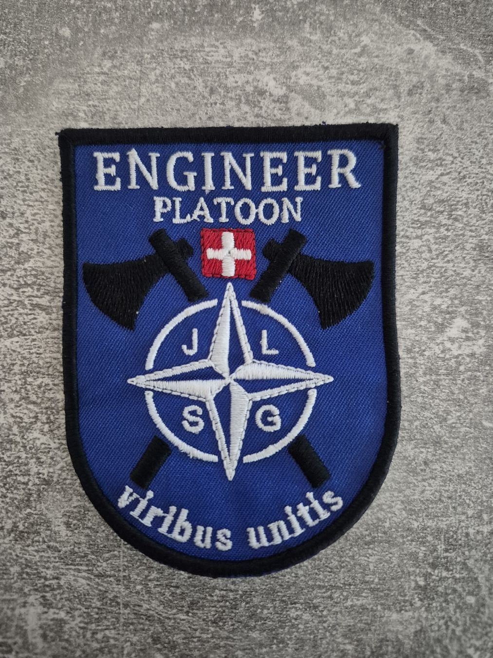 Swisscoy Plaketten & Abzeichen: KFOR Badge SWISSCOY - Engineer Platoon – Gebraucht aus Auswil von boumi85