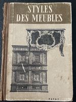 Styles des Meubles - Livre ancien pour collectionneurs!