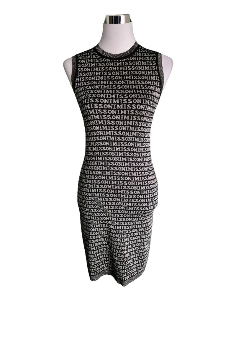 Vestiti: Missoni logo robe noir argenté IT42 – Usato da Puidoux venduto da vendange 1
