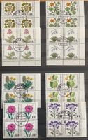1980-81- Deutschland Blumen 4er Sätze ET