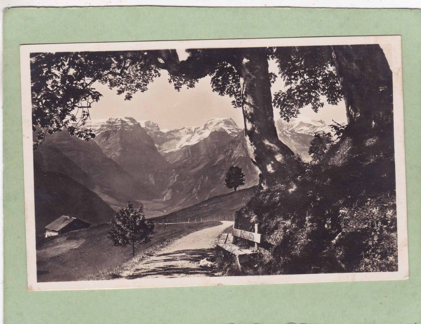 Cartoline postali: Braunwald mit Tödigruppe 1927 – Usato da Herisau venduto da Lisegrat2008