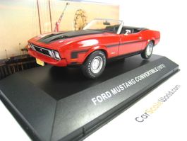 Ford Mustang Convertible 1973 rot / matt-schwarz        1:43