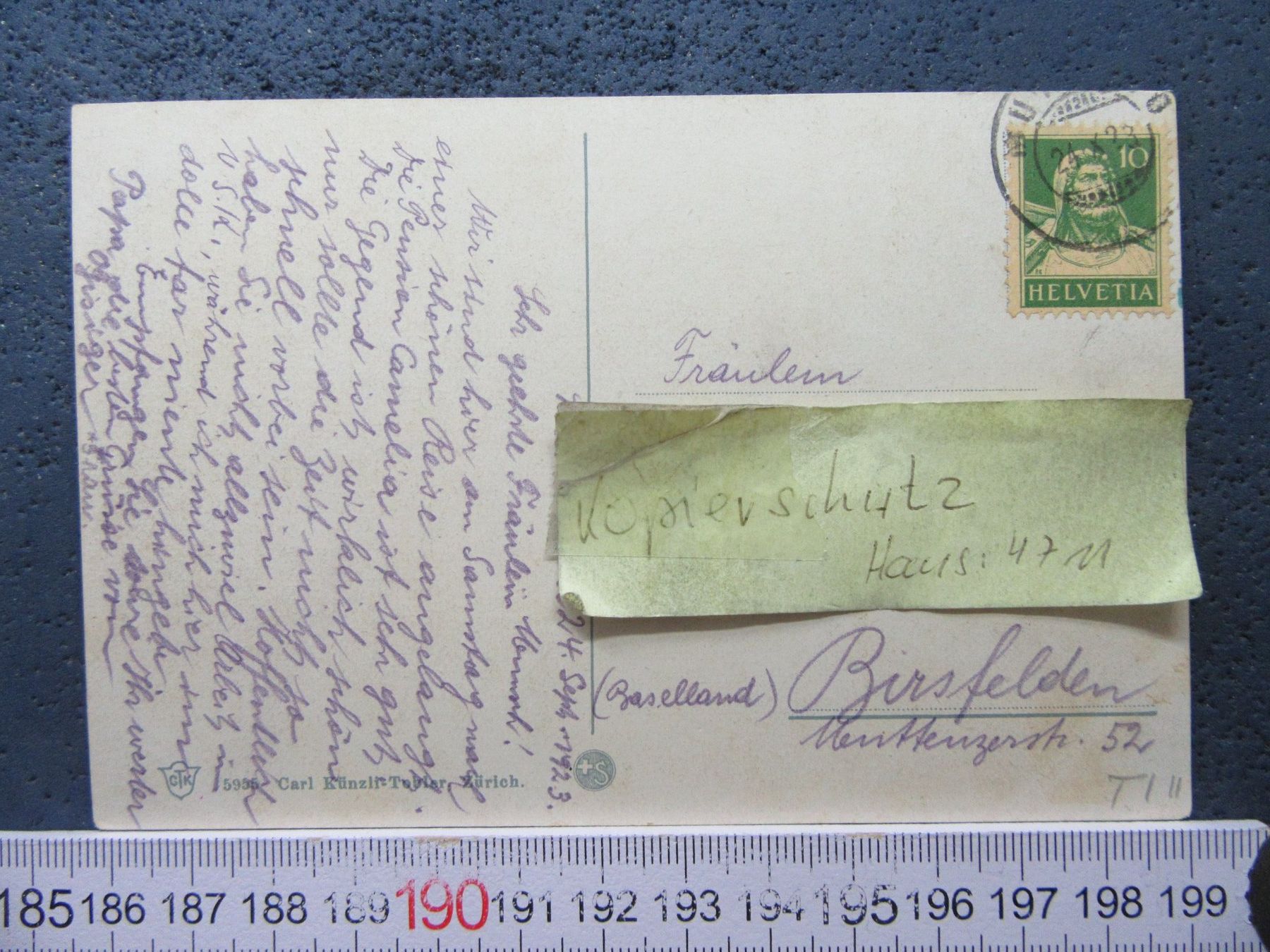 Cartoline postali: ORSELINA 1923 TICINO AK – Usato da Ettingen venduto da Hausi4711 2