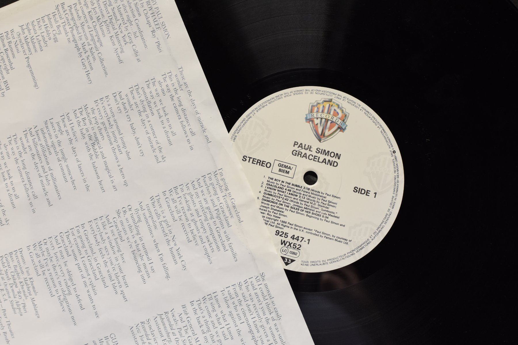 Schallplatten: Paul Simon - Graceland – Neu (gemäss Beschreibung) aus Belmont-sur-Yverdon von ag97 2