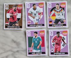 Panini WM 2022 Extra Stickers Konvolut