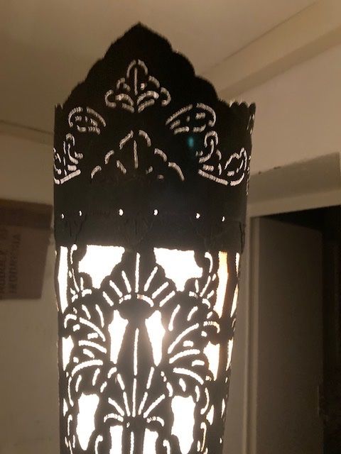 Lampade: Zylinder Stehlampe aus Metall – Nuovo (secondo la descrizione) da Zürich venduto da brupbacher01 1