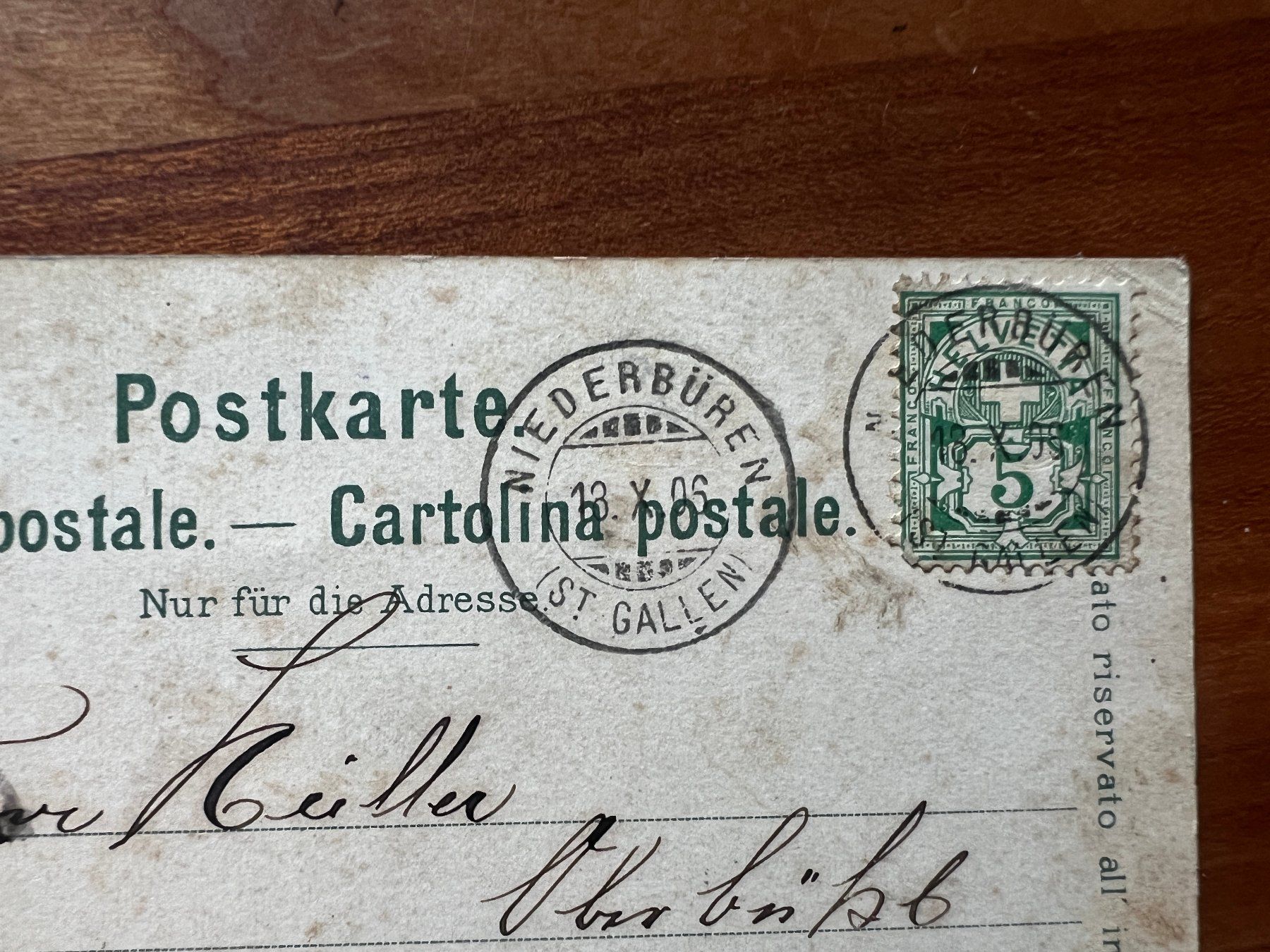 Cartoline postali: AK 1906 Säntis   (G2607) – Usato da Hinwil venduto da Sidi4 1