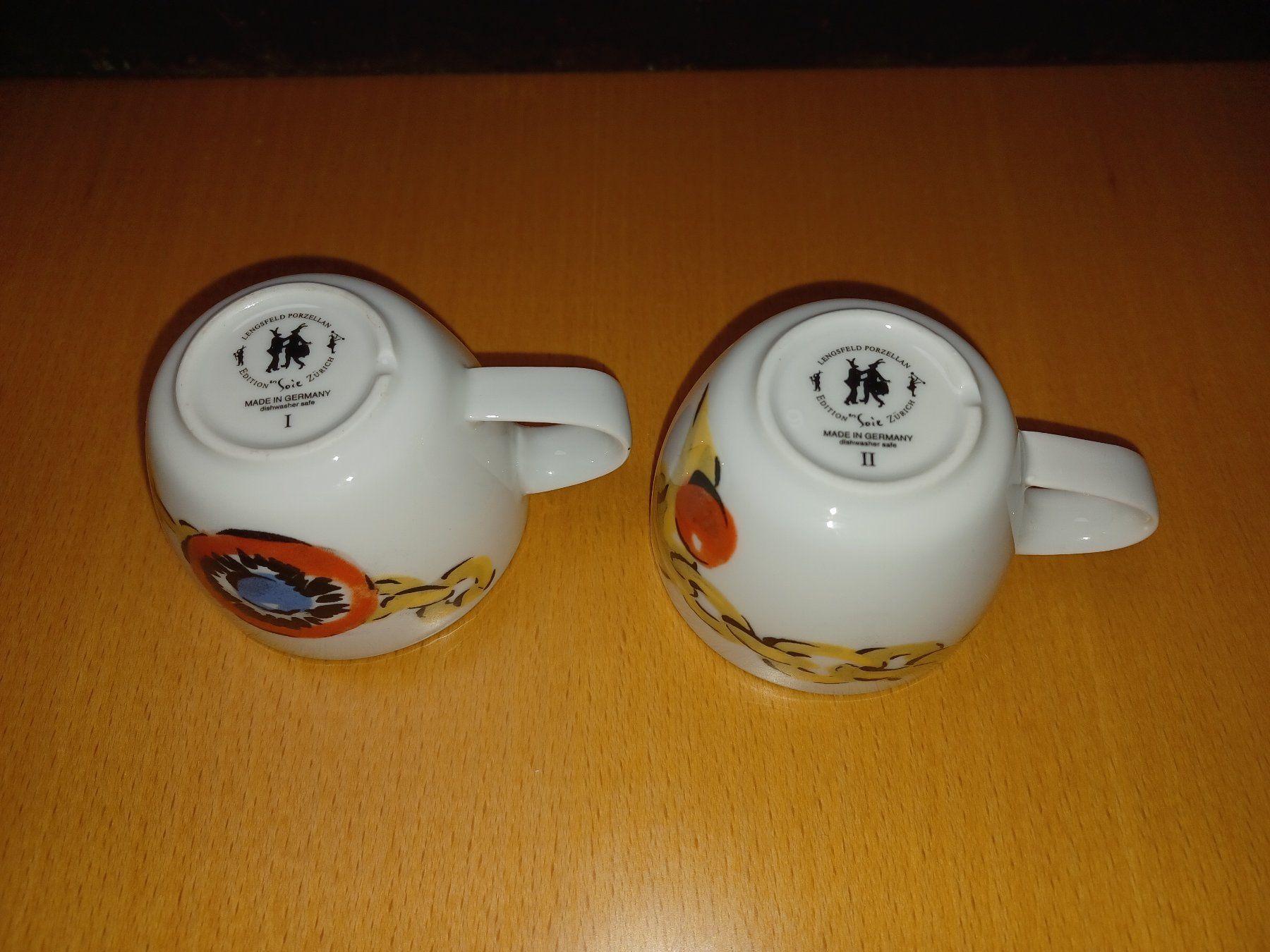 Tassen: Zwei Espressotassen mit Untersetzer im Set – Neu und originalverpackt aus Linthal von Luther 2