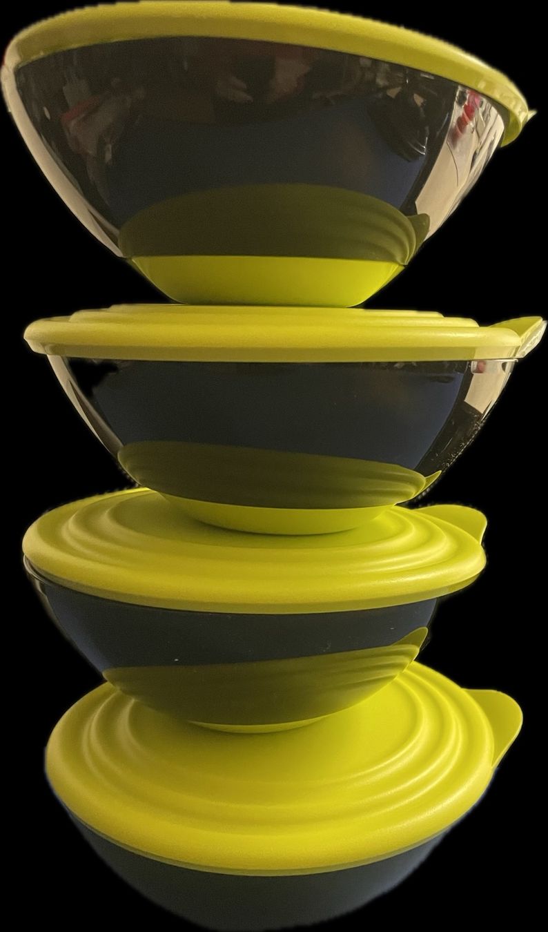 Schalen: 4 x Eleganzia Schale - Tupperware – Neu (gemäss Beschreibung) aus Winkel von davos220