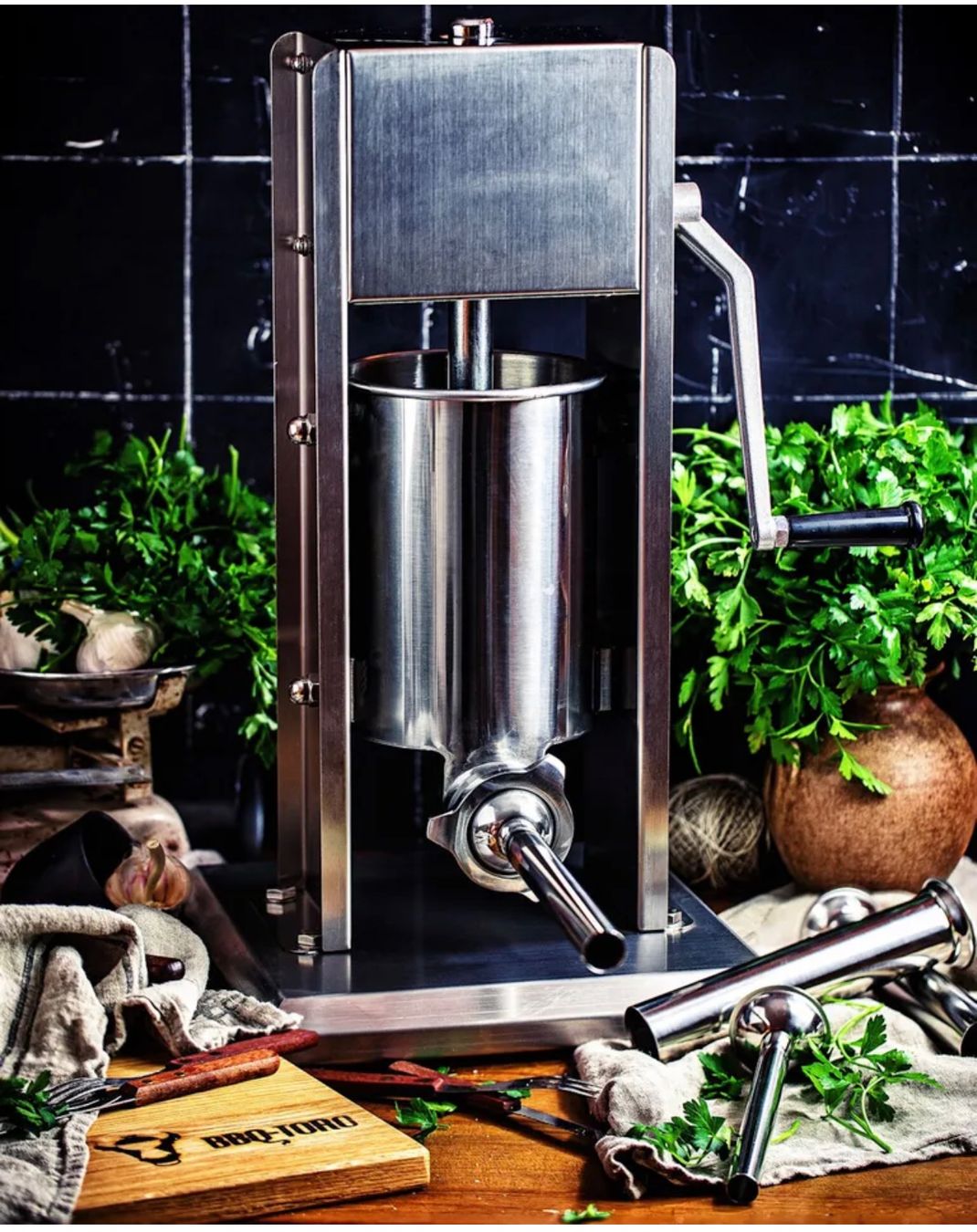 Elettrodomestici da cucina: + Profi Wurstfüllmaschine Edelstahl 3 l – Nuovo e nell'imballaggio originale da Amriswil venduto da JaJa-Express 2