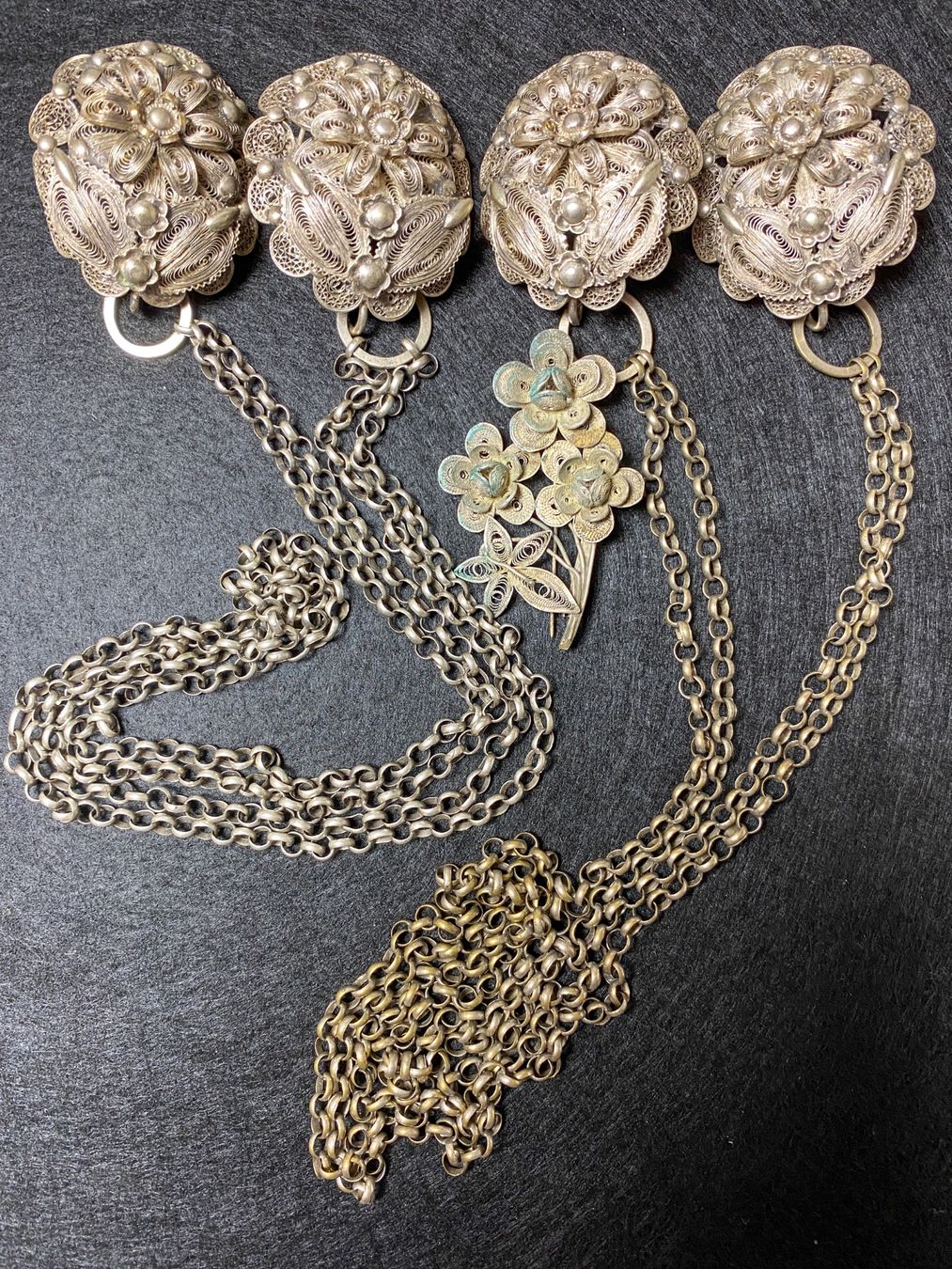 Altri gioielli: Einfacher Silberfiligranschmuck – Usato da Sarnen venduto da exxusu