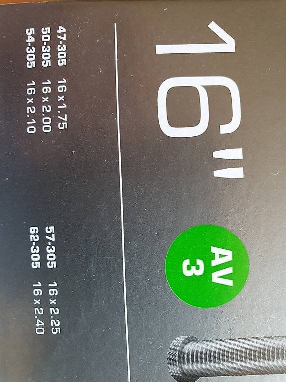 Ersatzteile: Veloschlauch 16'' Fahrradschlauch – Neu und originalverpackt aus Burgdorf von mentalshopCH 2