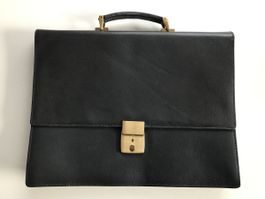 Mallette porte document en cuir