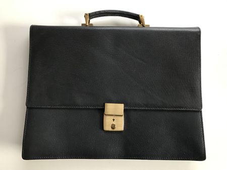 Mallette porte document en cuir