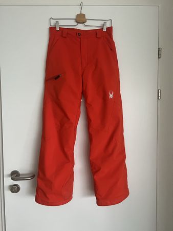 Pantalon ski Spyder rouge taille 16 ans