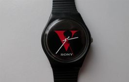 Armbanduhr Unisex SONY Quarz schwarz