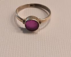 RUBINRINGLI.SILBER 925 