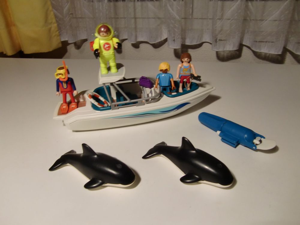 Playmobil Schiff Boot Walbeobachtung Motor Tauchen | Kaufen auf Ricardo