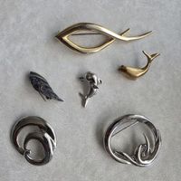 Lot de 6 broches diverses