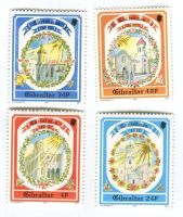 Briefmarken "Kirchen". Gibraltar