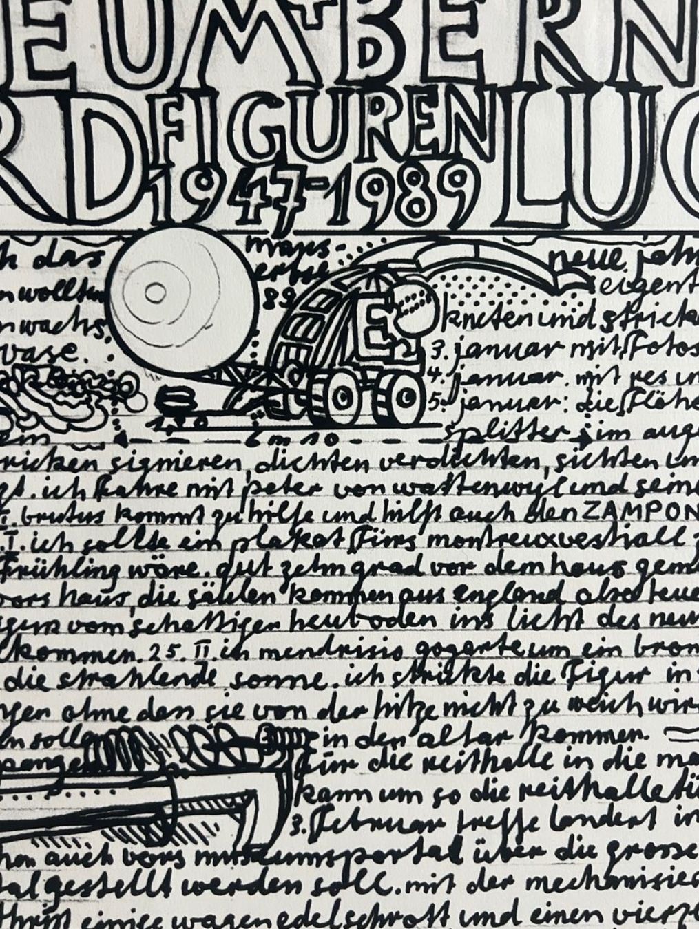 Arts picturaux & lithographies: Berhard Luginbühl, Siebdruck – D'occasion à Rain par Pic-Ass 3