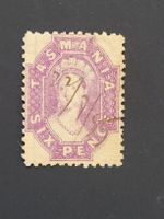 1864-70, Tasmanien  -  Six Pence