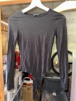 🔥Bodysuit dunkelgrau Langarm Grösse S